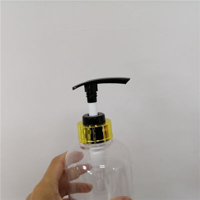 SGS تأیید 33/410 پمپ بطری شستشوی دستی ، پمپ ضدعفونی کننده مایع با بسته شدن طلا