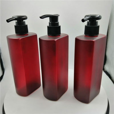 قابل بازیافت غیر قابل شارژ بطری های پمپ پلاستیکی 16 Oz 33/410 قرمز رنگ