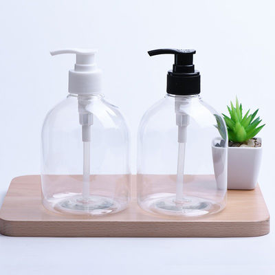 بطری های پمپ پلاستیکی شفاف SGS 500ml